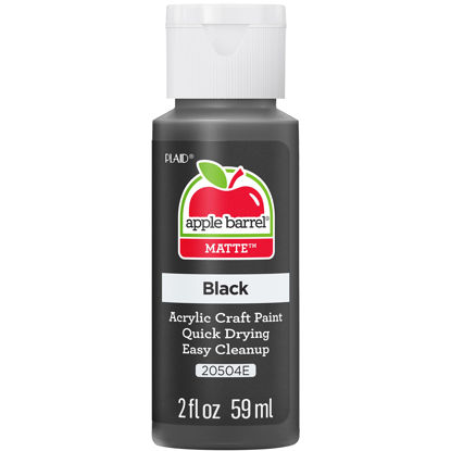 Picture of Apple Barrel Acrylic Paint in Assorted Colors (2 Ounce), 20504 Black