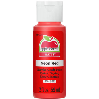 Picture of Apple Barrel Acrylic Paint in Assorted Colors (2 oz), 20488, Neon Red