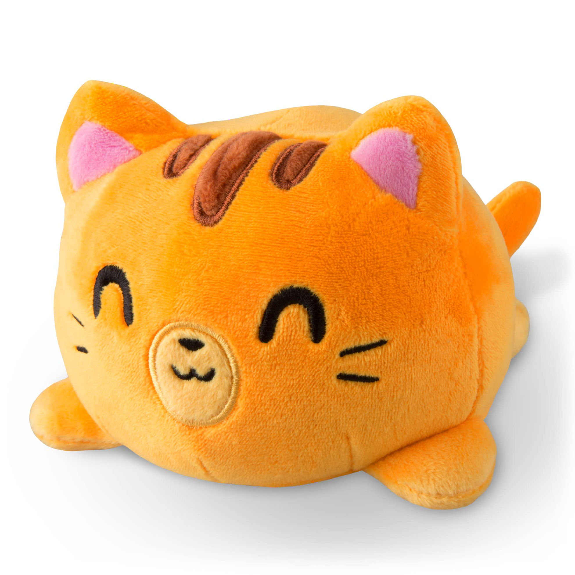GetUSCart TeeTurtle The Original Reversible Cat Plushie Orange
