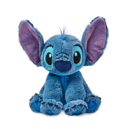 Picture of Disney Store Stitch Plush Soft Toy, Medium 15 3/4 inches, Lilo & Stitch, Cuddly Alien Soft Toy with Big Floppy Ears and Fuzzy Texture, Suitable for All Ages Toy Figure