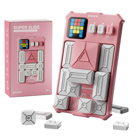 GiiKER Super Slide Puzzle Games, Original 500+ Challenges Brain Teaser  Puzzle, Juguetes para niños, Adolescentes, Juegos de Viajes Cumpleaños  Regalos de San Valentín para Niños Niñas, Actividades para Viajes por  Carretera y