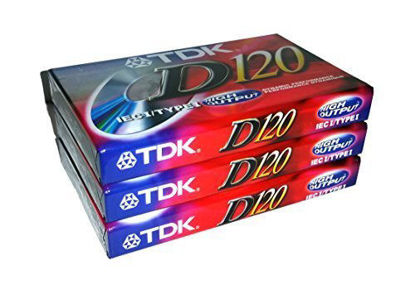 Picture of TDK Dynamic Performance D120 High Output IEC I / Type I - 3 Pack Audio Cassette Tapes