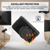 Picture of Easy Hood G7X Mark II Case G7X Mark III Case G7X Camera Silicone Case,Soft Silicone Protective Cover for Canon Powershot G7X Mark III DSLR Camera(Black)