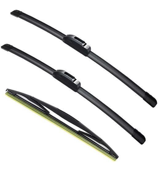 Picture of 3 wipers Factory Replacement For Subaru Outback Legacy 2010-2014 Nissan Murano 2003-2007 Original Equipment Replacement Windshield Wiper Blades Set 26"/19"/14" (Set of 3) Fit J Hook Adapter