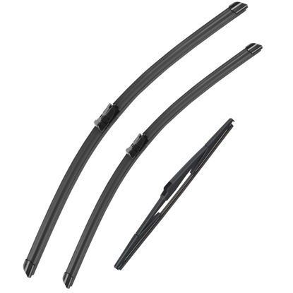 Picture of 3 wipers Replacement for 2016-2021 Lexus RX350, Windshield Wiper Blades Original Equipment Replacement - 26"/20"/16" (Set of 3) Top Lock
