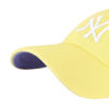 Picture of 47 New York Yankees Ballpark Clean Up Dad Hat Baseball Cap, Maize Yellow, White, Lavender