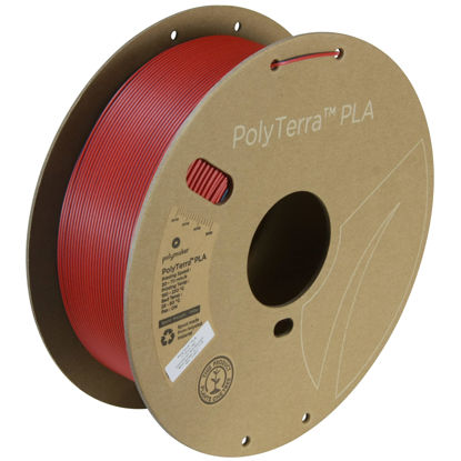 Picture of Polymaker Dual Color Matte PLA Filament 1.75mm Red-Dark Blue, Coextrusion 1.75 PLA 3D Printer Filament 1kg - Experience a Unique Dichromatic Matte Finish with PolyTerra PLA 1.75mm (+/- 0.03mm)