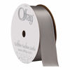 Picture of Berwick Offray 072479 7/8" Wide Single Face Satin Ribbon, Silver Gray, 6 Yds