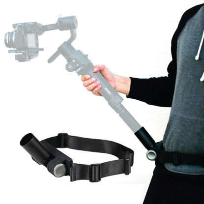 Picture of MoGoPod MogoCrane Belt Kit (Belt + Aluminum Tumbler) for DJI Ronin Stabilizer and Tripod Heavy Duty Monopod, Rotary Arm