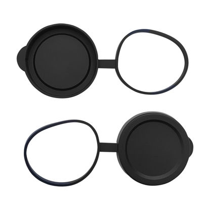 Picture of 50mm Binocular/Monocular Objective Lens Caps Internal Diameter 59.4-60.9mm Rubber Cover Set Black (59.4-60.9LC)