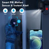Picture of Poyasilon Solar Wireless Outdoor, 3MP 2K FHD 2.4G Wi-Fi 355° View Pan Tilt Security Cameras with AI Motion Detection, Siren, Two-Way Audio (Black)