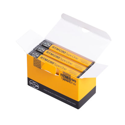 Picture of RTM C90 | Type 1 90 Minute Blank Music Cassettes | Ideal for Audio Recording | Studio Quality | Pack of 3 Cassettes
