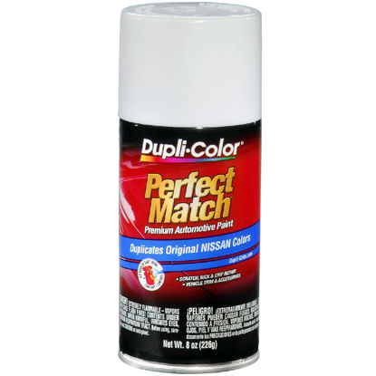 Picture of Dupli-Color EBNS05627 Perfect Match Automotive Spray Paint - Nissan Super White, 326 - 8 oz. Aerosol Can