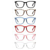 Picture of CCVOO 6 Pack Blue Light Blocking Reading Glasses, Anti Headache/Glare/Eye Strain Readers Computer Eyeglasses Women/Men (6 Pack Mix, 2.0)