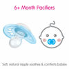 Picture of MAM Original Matte Baby Pacifier, Nipple Shape Helps Promote Healthy Oral Development, Sterilizer Case, 2 Pack, 6-16 Months, Boy,2 Count (Pack of 1)