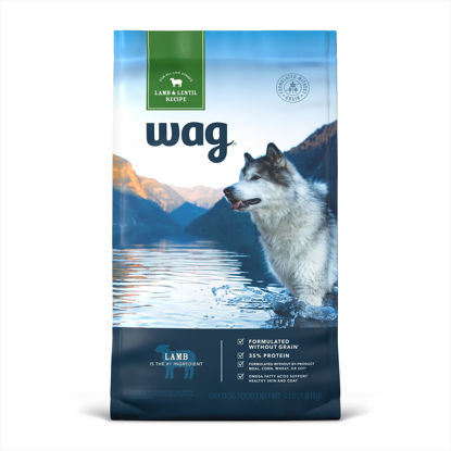 Picture of Amazon Brand - Wag Dry Dog Food Lamb & Lentil Recipe, 4 lb. Bag