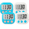 Picture of Classroom Timers for Teachers Kids Large Magnetic Digital Timer 4 Pack Blue White