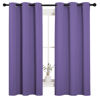 Picture of NICETOWN Lilac Purple Blackout Curtains for Bedroom (1 Pair, 42 x 63 inches), Farmhouse Thermal Insulated Room Darkening Drapes for Windows