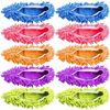 Picture of Tamicy Mop Slippers Shoes 5 Pairs (10 Pieces) - Microfiber Cleaning House Mop Slippers Floor Cleaning Tools Shoe Cover Soft Washable Reusable Microfiber Foot Socks Floor Cleaning Tools Shoe Cover