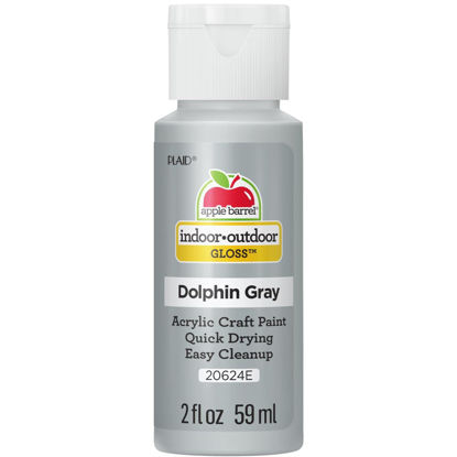 Picture of Apple Barrel Gloss Acrylic Paint in Assorted Colors (2-Ounce), 20624 Dolphin Grey