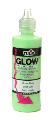 Picture of Tulip Dimensional Fabric Paint 16069 Dfpt 4Oz Glow Green, 4 Fl Oz (Pack of 1)