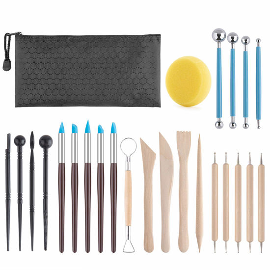 Air Dry Clay, 24 Colors Modeling Clay Kit with 3 Sculpting Tools