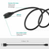 Picture of [2-PACK] TUSITA Charger Cable Compatible with Garmin Fenix 5 5S 5X 6 6S 6X Plus Pro 7 7S 7X, Forerunner 945 45 45S 245 Music,Approach S10 S40 S60 G12 S12 S42,Vívoactive 3 4 4S, Instinct,Venu 2 2S Plus