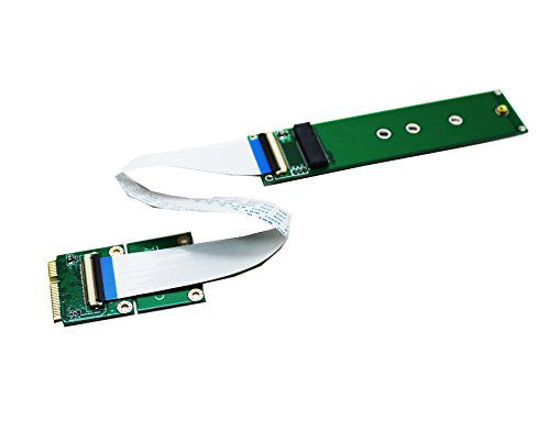 Picture of Sintech M.2 (NGFF) nVME SSD to Mini PCIe Adapter with 20cm Cable