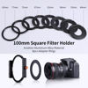 Picture of K&F Concept Metal Filter Holder + 8 Filter Adapter Rings (49/52/58/62/67/72/77/82mm) for Square Lens Filter