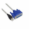 Picture of WESAPPINC USB to 25PIN DB25 Parallel Printer Cable Adapter USB to Female Connector IEEE 1284 Converter for Laptop Desktop PC Supports Windows, Mac OS, Linux, 5ft
