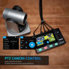 Picture of FEELWORLD L2 Plus Multi Camera Video Mixer Switcher with 5.5 inch LCD Touch Screen PTZ Controller Chroma Key 4 HDMI Inputs USB3.0 Output Format Real Time Production Live Streaming Built in Cooler