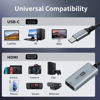 Picture of Newhope Video Capture Card, 4K HDMI to USB C 3.0 Capture Card, 1080P HD 60fps Live and Record Video Audio Grabber for Gaming, Streaming, Teaching, Video Conference