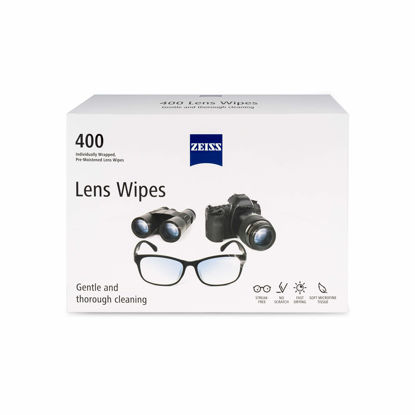 Picture of Zeiss Pre-Moistened Lens Cleaning Wipes, 400 count