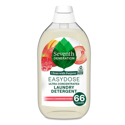 Picture of Seventh Generation EasyDose Laundry Detergent, Ultra Concentrated: 66 Loads, Mango & Mandarin Scent, 23.1 Fl Oz