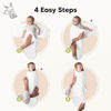 Picture of 3-Pack Organic Baby Swaddle Sleep Sacks - Newborn Swaddle Sack, Ergonomic Baby Swaddles 0-3 Months, Swaddles for Newborns, Baby Sleep Sack, Baby Swaddle Blanket Wrap, Baby Essentials (Butterflies)