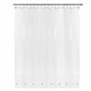 Picture of Barossa Design Extra Wide Shower Curtain Liner 108" x 72" with 8 Magnets - Waterproof PEVA Around Shower Liner for Bathroom, PVC Free, Metal Grommets - Clear, 108X72