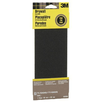 Picture of 3M Fine 9089NA Drywall Sanding Screen, 4 3/16in x 11 1/4 in, 2-Sheet Grit, 2 Count
