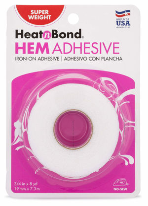 Picture of HeatnBond Hem Iron-On Adhesive, Super Weight, 3/4 Inch x 8 Yards, White