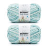 Picture of Bernat Baby Blanket Blue Green Yarn - 2 Pack of 300g/10.5oz - Polyester - 6 Super Bulky - 220 Yards - Knitting/Crochet