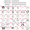 Picture of Name Stamp for Clothing Kids,The Name Stamp Clothing Stamp,Clothing Stamps for Kids Clothes，6 Stickers and 36 Cartoon Patterns