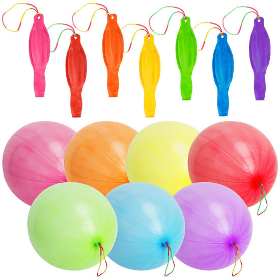 GetUSCart RUBFAC 46pcs Punch Balloons Punching Balloon Assorted Color