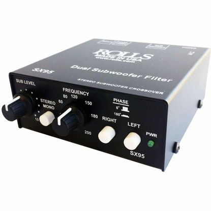 Picture of ROLLS SX95 Stereo Subwoofer Crossover/Filter, 12V Auxiliary Power Outlet