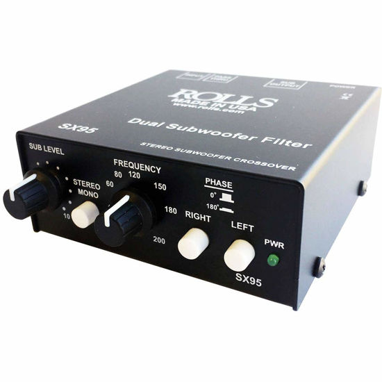 Picture of ROLLS SX95 Stereo Subwoofer Crossover/Filter, 12V Auxiliary Power Outlet