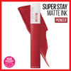 Picture of Maybelline New York Super Stay Matte Ink Liquid Lipstick Makeup, Long Lasting High Impact Color, Up to 16H Wear, Pioneer, Blue Red, 1 Count