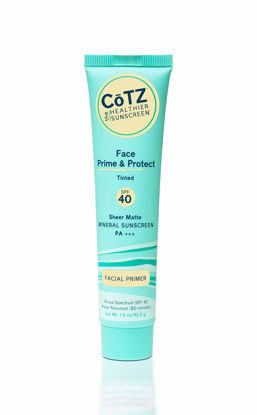 Picture of COTZ Face Prime & Protect Tinted Mineral Sunscreen and Facial Primer Broad Spectrum SPF 40; PA+++ 1.5 oz / 42.5 g.