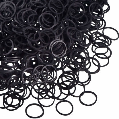 Picture of 1000 Mini Rubber Bands Soft Elastic Bands for Kid Hair Braids Hair