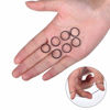 Picture of 1000 Mini Rubber Bands Soft Elastic Bands for Kid Hair Braids Hair