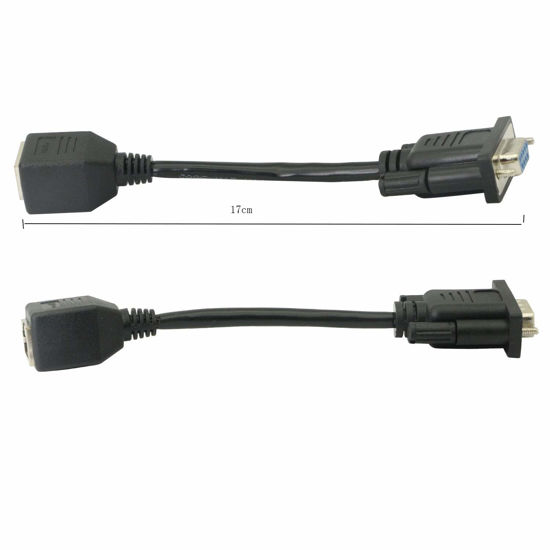 GetUSCart- XMSJSIY DB9 RS232 to RJ45 Extender, DB9 9-Pin Serial Port ...