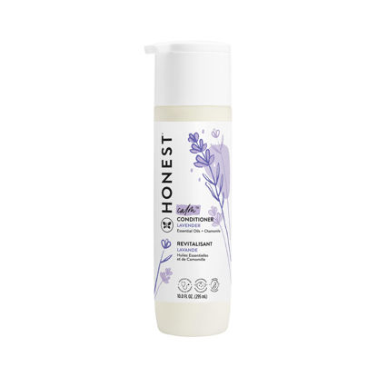 Picture of The Honest Company Silicone-Free Conditioner | Gentle for Baby | Naturally Derived, Tear-free, Hypoallergenic | Lavender Calm, 10 fl oz