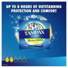 Picture of Tampax Pearl Plastic, Antigravity LeakGuard Braid, Regular Absorbency Unscented Tampons, 96 Count